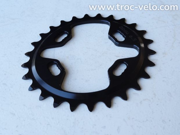 Plateau VTT ROTOR Q-RINGS QX2 BCD64 26 dents neuf - 8