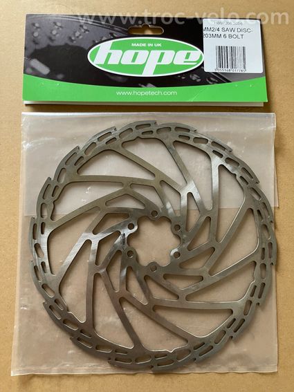 Disque de frein Hope 203mm Neuf