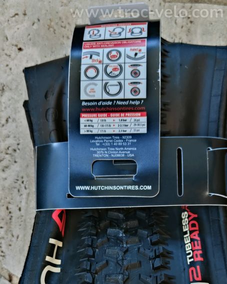Paire pneus VTT Enduro Hutchinson Python2 26'' - 2