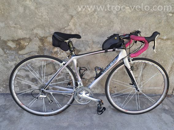 Vend vélo course femme TREK carbon OCLV BONTRAGEE