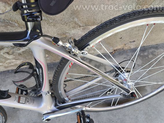 Vend vélo course femme TREK carbon OCLV BONTRAGEE - 3