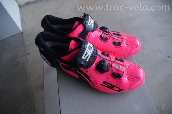 chaussurres sidi wire roses fluo taille 44 - 2