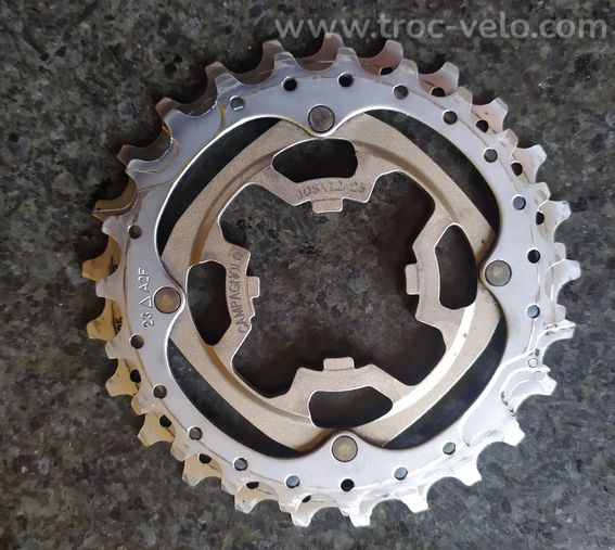 bloc pignons 23-25 campagnolo 10V