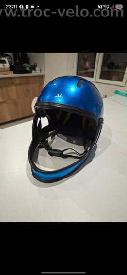Casque VELDT Mark 2 Bleu Pailleté - Taille S (Mips, Speedbike/Ski/VTT