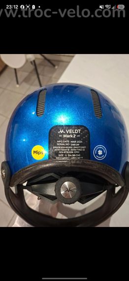 Casque VELDT Mark 2 Bleu Pailleté - Taille S (Mips, Speedbike/Ski/VTT - 5