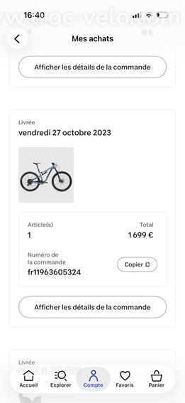 Vend velo Vtt Rockrider, A. M. 100 - 6