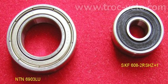 Paire de roulements Roue Libre MAVIC Crossmax Disc (référence M40075) - 2