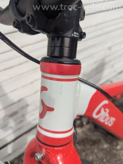 Vélo enfant Gibus Cycles 16 pouces – Rouge – Ultra-léger (4-6 ans) - 3