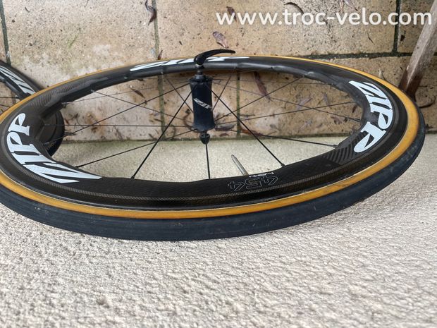 ROUE CARBONNE ZIPP 454 NEW  - 1