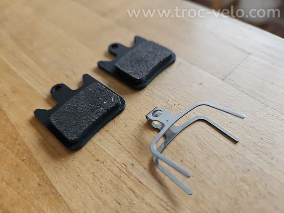 plaquettes de frein galfer pro 1554T pour hope xcr neuves - 4