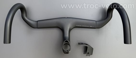 Combo Guidon Potence TREK Aero RSL Carbon 390/420x100mm -7° Route - 2