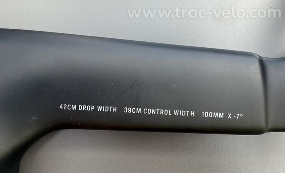 Combo Guidon Potence TREK Aero RSL Carbon 390/420x100mm -7° Route - 3