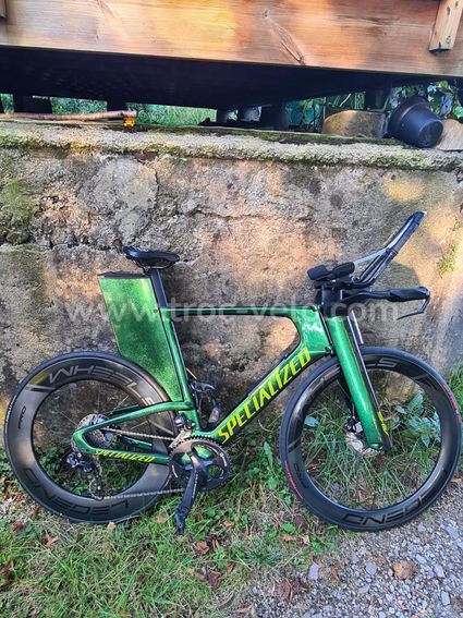 Vélo CLM Specialized Shiv L Vert Caméléon