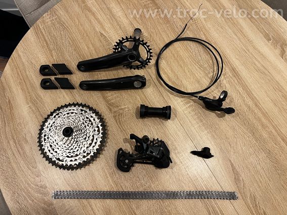 Groupe Shimano SLX M7100 12V complet + pédalier MT512 + Micro Spline - 2