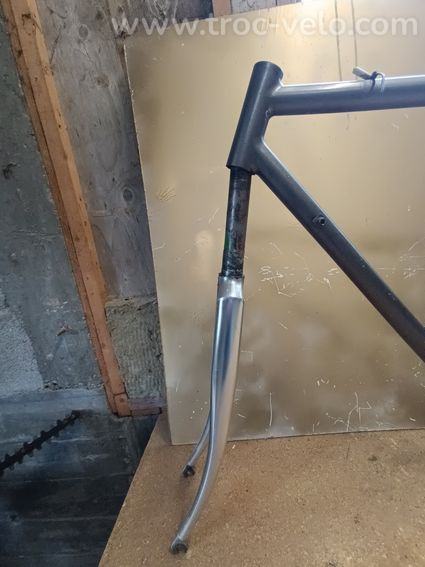 Cadre Vélo Route Acier Taille 50 Tubes Reynolds - 4