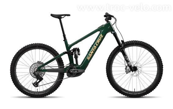 VTT électrique SANTA CRUZ Vala C GX AXS T-Type 600Wh Midnight Green – Taille M