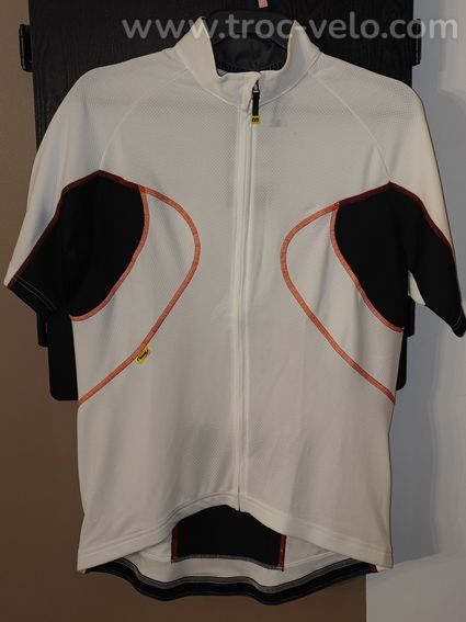 Maillot manches courtes été MAVIC Aksium blanc taille L - 3