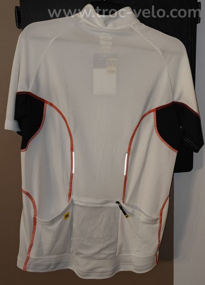 Maillot manches courtes été MAVIC Aksium blanc taille L - 4