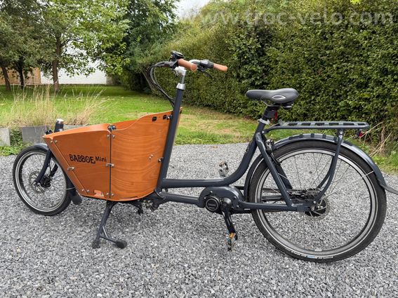 Vélo Cargo biporteur électrique Babboe Mini Mountain - Batterie 400Wh - Moteur Yamaha - 2