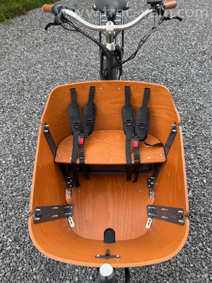 Vélo Cargo biporteur électrique Babboe Mini Mountain - Batterie 400Wh - Moteur Yamaha - 4