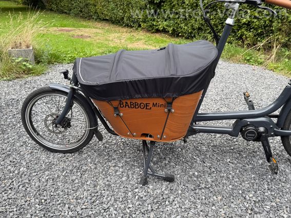 Vélo Cargo biporteur électrique Babboe Mini Mountain - Batterie 400Wh - Moteur Yamaha - 13