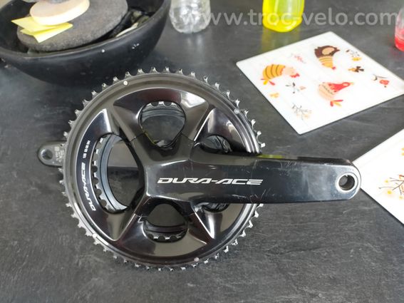 Pédalier shimano durace 12s 52-36 rh 172,5