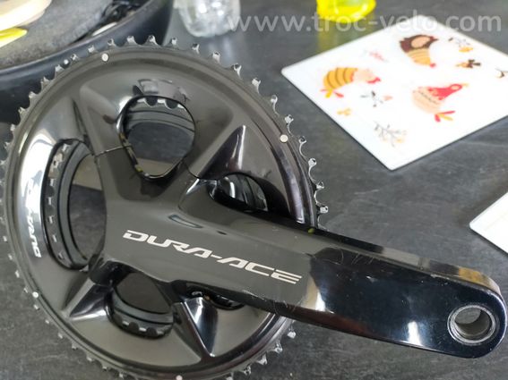 Pédalier shimano durace 12s 52-36 rh 172,5 - 3