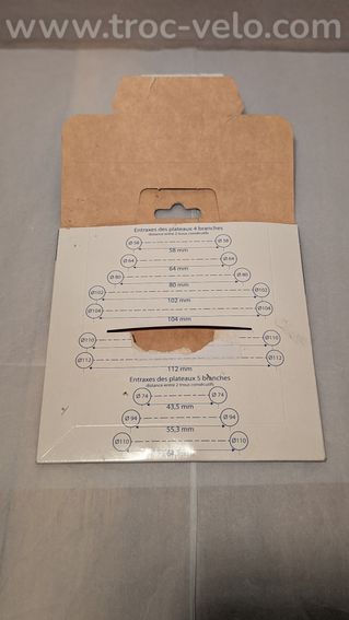 Plateau SPECIALITES T.A One 104 - 36 dents – 4 trous - diam 104mm - 4