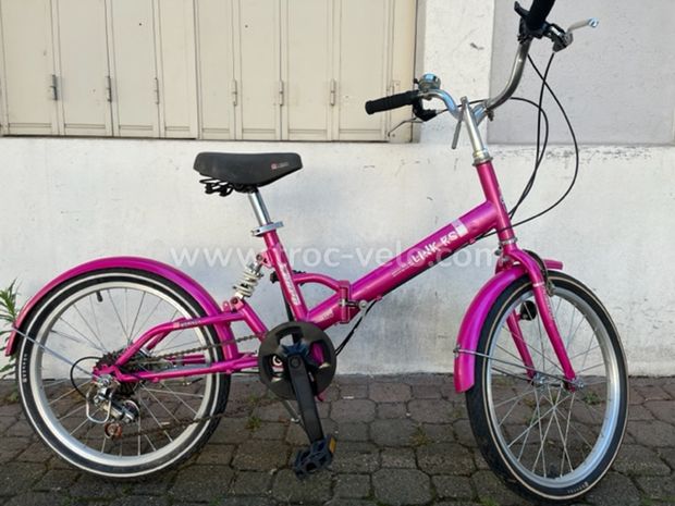 Vélo Pliant 7 Vitesses LESPO amortisseur central en Tbé  - 1