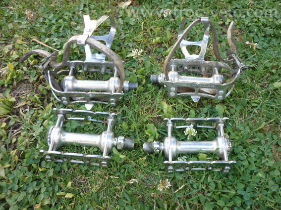 PEDALE VINTAGE CAMPAGNOLO RECORD 9/16 X 20 - 2