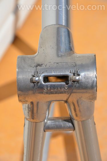 Cadre de vélo de course vintage Alan Record – Tubes aluminium (🇮🇹) - 15