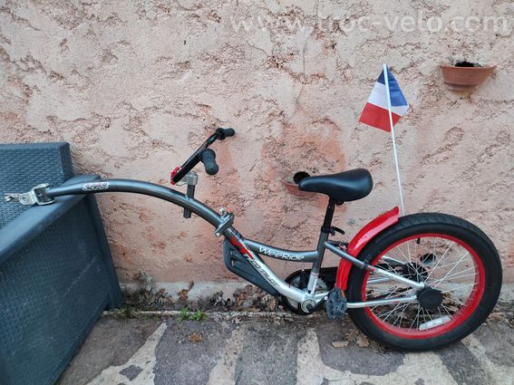 Weeride Tandem Copilot XT Remorque De Vélo Enfant Gris - 3