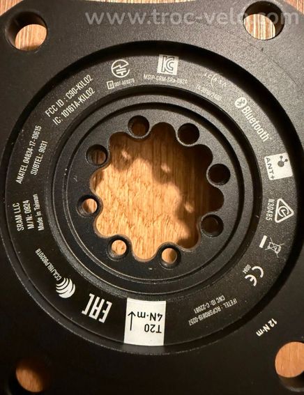 SRAM Quarq Spider Red AXS, LK 107mm - 2