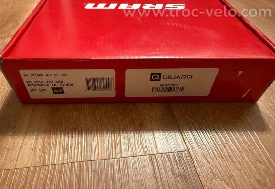 SRAM Quarq Spider Red AXS, LK 107mm - 5
