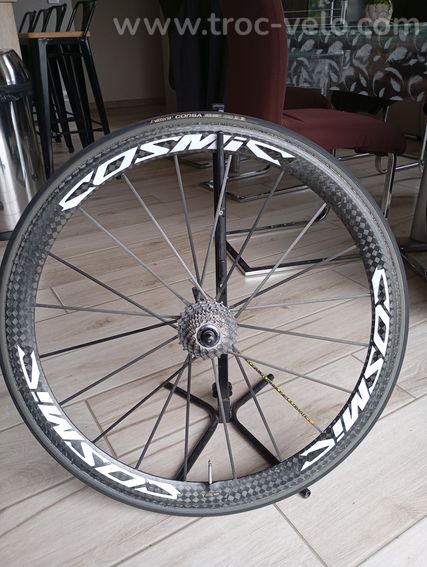 Roues Mavic Cosmic Ultimate boyaux, freinage sur jante