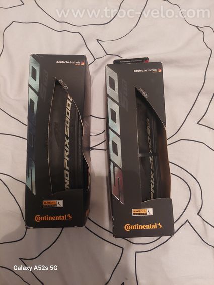 2 Pneus Continental Grand Prix 5000 Tubeless 700x25