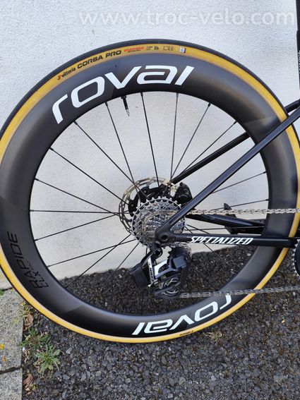Specialized S-Works Tarmac SL8 SRAM Force AXS E1 - Taille 52 - Roval CLX II - Comme neuf - 3