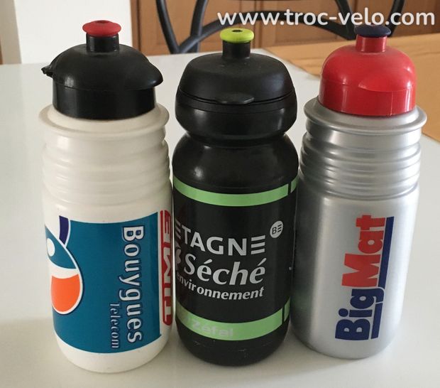 Lot de 3 bidons équipe professionnelle française  - 1