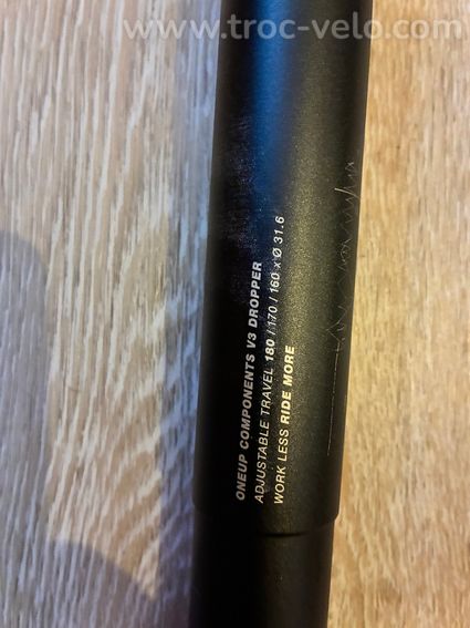 Tige de selle OneUp V3 ø31,6 en 180/170/160 mm de débattement  - 3