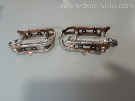 Pédalier Sakae SR Apex Vintage - 170mm, Plateaux 50/40t, Alu Argenté - Occasion