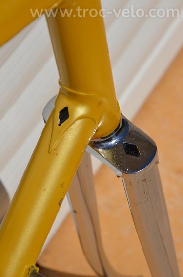 Cadre et fourche de vélo de course vintage Torpado Serie Elegant en acier Templar. - 10