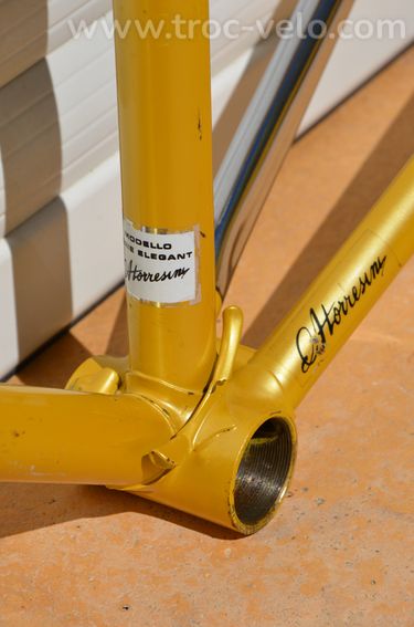 Cadre et fourche de vélo de course vintage Torpado Serie Elegant en acier Templar. - 14