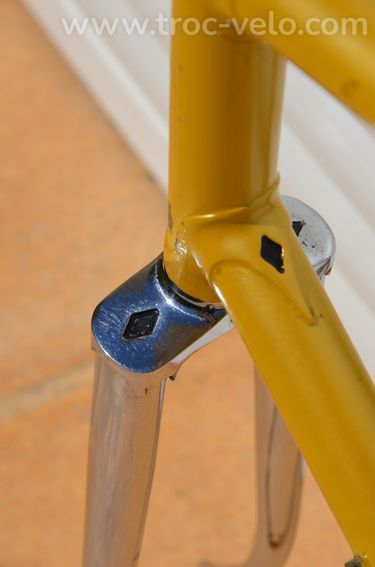 Cadre et fourche de vélo de course vintage Torpado Serie Elegant en acier Templar. - 15