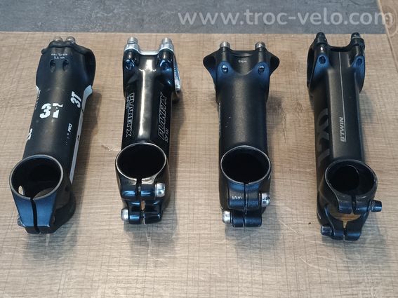 Ensemble de Potences alu 3T Control Tech, BTwin, Planet X 31,8mm - 3