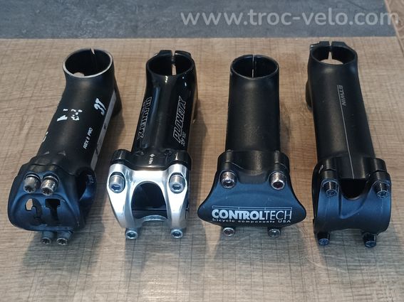 Ensemble de Potences alu 3T Control Tech, BTwin, Planet X 31,8mm - 4