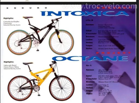 VTT Vintage Scott Octane FX1 Tout-Suspendu – Mavic Crosslink / Shimano Deore XT - 2