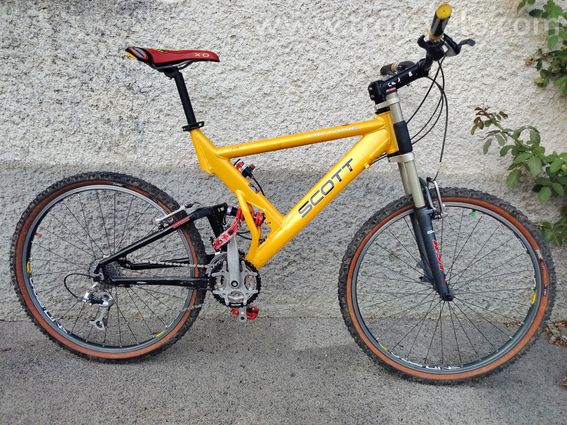 VTT Vintage Scott Octane FX1 Tout-Suspendu – Mavic Crosslink / Shimano Deore XT