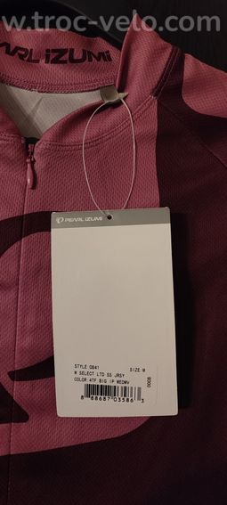 Maillot manches courtes été PEARL IZUMI taille M, NEUF - 3