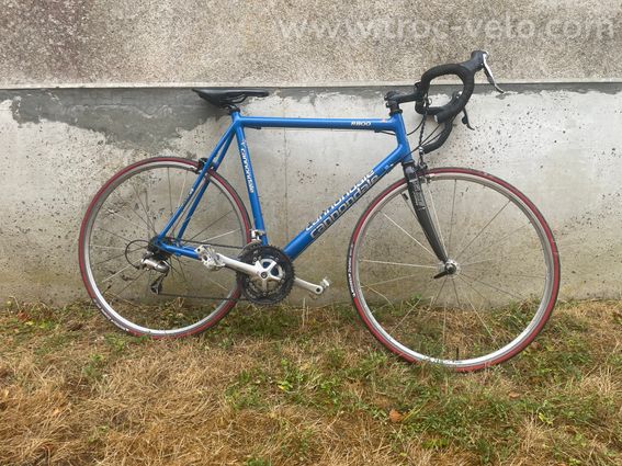Vélo de route Cannondale R800 T58 - Shimano 105 - Fourche Carbone Slice - Très bon état