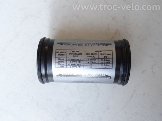 Manchon plastique boîtier de pédalier ACROS A-BB-MTN neuf - 11